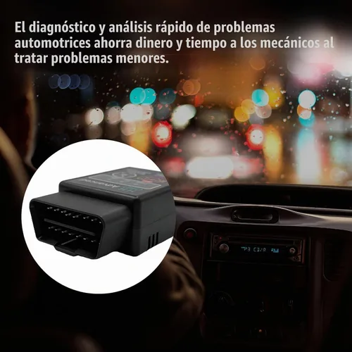 Vista 6 de Dickno Escáner Bluetooth OBD2 para automóvil, lector de código inalámbrico y herramientas de escaneo de diagnóstico de motor de verificación