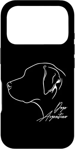 Vista 30 de Funny Proud Dogo Argentino Profile Dog Mom Dog Dog Case para iPhone 17