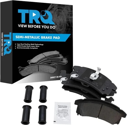 Vista 193 de TRQ Pastillas de freno delanteras semi metálicas compatibles con Ford Expedition 2018-2021 F-150 2018-2020 Lincoln Navigator 2018-2022