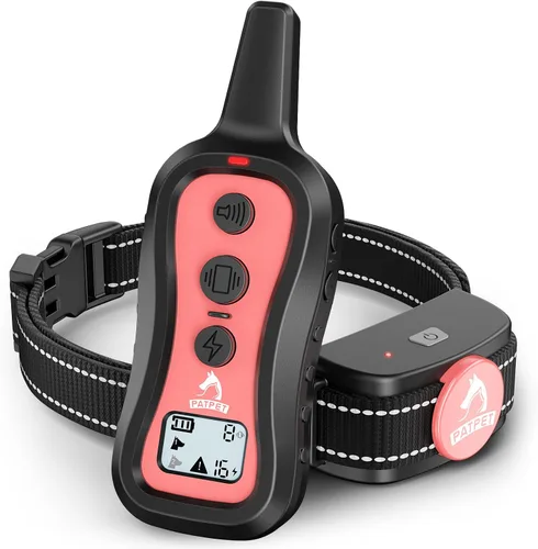 Vista 12 de PATPET Collar de Entrenamiento para Perros Collar de Choque para Perros con Control Remoto - 3 Modos de Entrenamiento, Pitido, Vibración y Choque