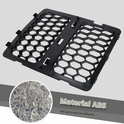 Vista 3 de 3 piezas de insertos de parrilla tipo panal compatibles con Jeep Grand Cherokee 2014-2016 (Negro)