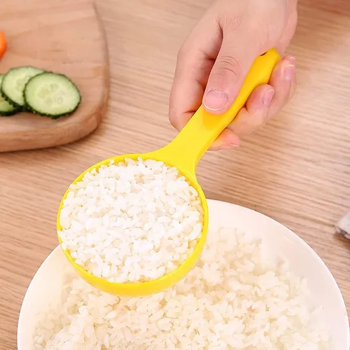 Vista 6 de Molde de sushi de paleta de arroz amarillo de 2 piezas, antiadherente para hacer sushi para el hogar y el restaurante