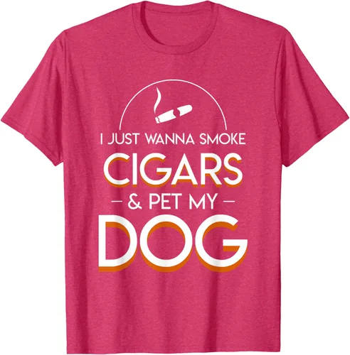 Vista 25 de Solo quiero fumar cigarros y mascotas a los amantes de los perros de mi perro, Negro, S