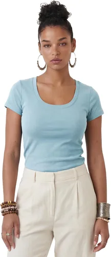 Vista 85 de Emmalise - Camiseta de manga corta para mujer, cuello redondo, estilo básico, pack de valor, tallas junior y grandes