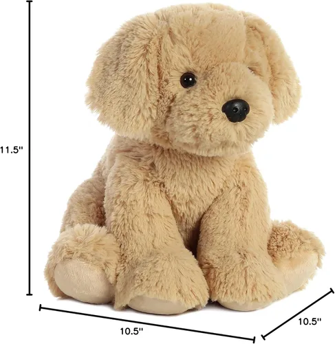 Vista 5 de Aurora Cuddly Golden Lab - Animal de peluche – Comodidad acogedora – Acurruces sin fin – marrón 14 pulgadas