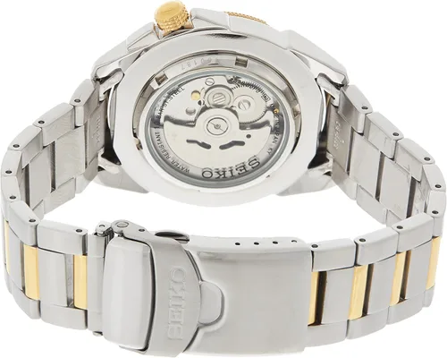 Vista 2 de SEIKO Reloj automático para hombre con esfera plateada SNZF08J1, Tono-plateado, Moderno
