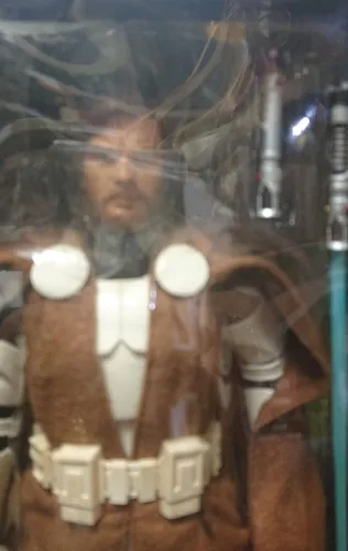 Vista 2 de Sideshow Coleccionables Order of the Jedi Deluxe - Figura de acción de 12 pulgadas, Clone Wars General Obi-Wan Kenobi