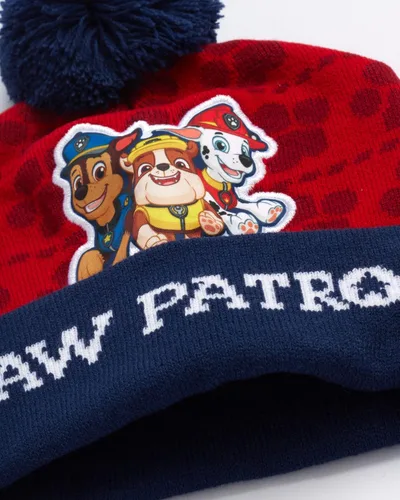 Vista 6 de Nickelodeon Paw Patrol - Conjunto de gorro y guante de invierno para niños (edad 2-7)
