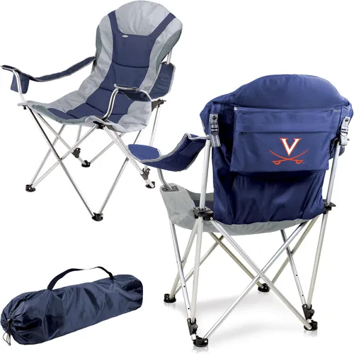 Vista 12 de Picnic TIME NCAA Arkansas Razorbacks Reclining Camp Chair - Beach Chair for Adults - Sports Chair with Carry Bag