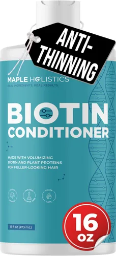 Vista 12 de Acondicionador de Biotina para Cabello Ralo - Acondicionador Voluminizador para Cabello Fino, Delgado y Débil - Sin Sulfatos, Parabenos y Silicona