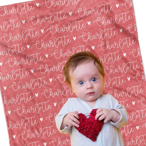 Vista 11 de Manta de nombre personalizada para bebé niña niños y adultos con nombre, personalizado con nombre del bebé, manta personalizada para niños. Regalo