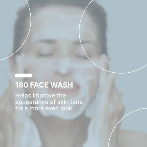 Vista 5 de Nu Skin Lavado facial 180° Limpiador hidratante con vitamina C para piel madura Limpiador facial hidratante para líneas finas y textura