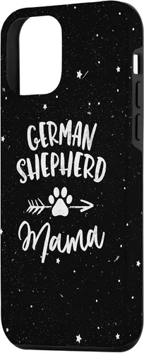 Vista 2 de Funda para iPhone 12 Mini Pastor Alemán Mama – Pastor Amante del Dueño Regalo Perro Mamá