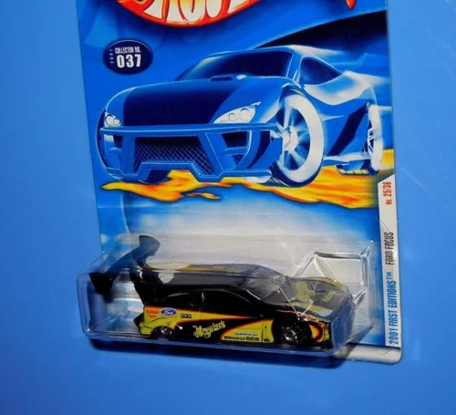 Vista 3 de Qiyun Hot Wheels 2001 Primeras ediciones Ford Focus Collector 037