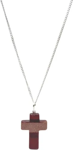 Vista 7 de GEMSCITE Colgante de cruz de piedras preciosas con cadena de 24 pulgadas + bolsa de cristal curativo de moda, hecho a mano, para hombres y mujeres