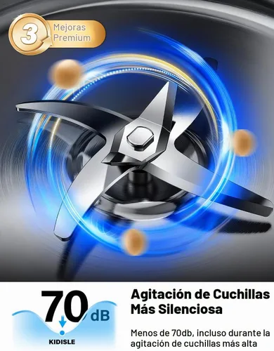 Vista 7 de KIDISLE Máquina para hacer leche de nueces 10 en 1 y máquina de sopa