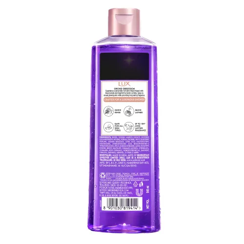 Vista 15 de LUX Gel de ducha Black Orchid Fragancia y Aceite de Enebro 8.3 fl oz
