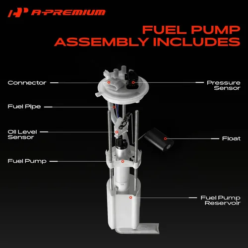 Vista 3 de A-Premium Conjunto de módulo de bomba de combustible eléctrica con sensor