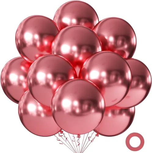 Vista 67 de KALOR Globos color morado ceniza de 18 pulgadas, 10 globos de látex mate, globos redondos grandes para bodas, baby shower, fiestas de cumpleaños