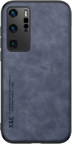 Vista 13 de Kepuch Silklike Caso Para Huawei P40 Pro - Cubierta De Parachoques Placa De Metal Incorporada Para Huawei P40 Pro - Gris