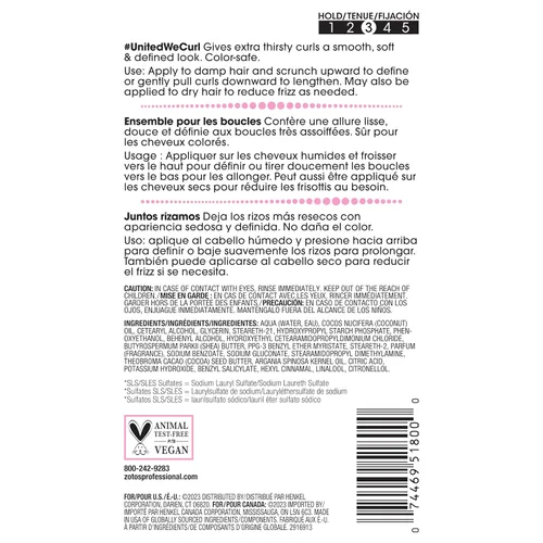 Vista 2 de ALL ABOUT CURLS Smoothing Cream For Curly Hair Styling Moisturize, Define & Enhance Texture Reduce Frizz & Boost Shine Controllable