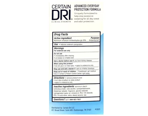 Vista 3 de Certain Dri Everyday Strength - Antitranspirante/desodorante clínico Morning Fresh Solid, 2.6 onzas, paquete de 7