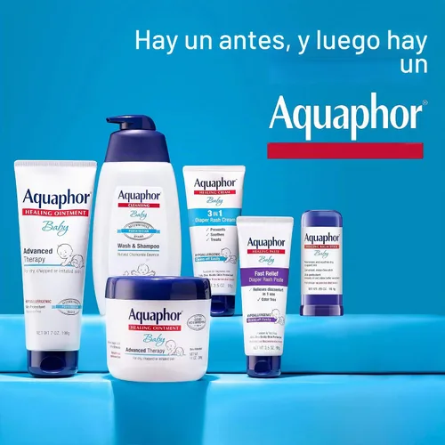 Vista 10 de Aquaphor Bálsamo curativo para bebés con aceite de aguacate y manteca de karité, barra de 0.65 onzas
