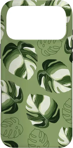Vista 22 de Monstera Deliciosa Leaves Plant Leaf Botanical Nature Case for iPhone 16