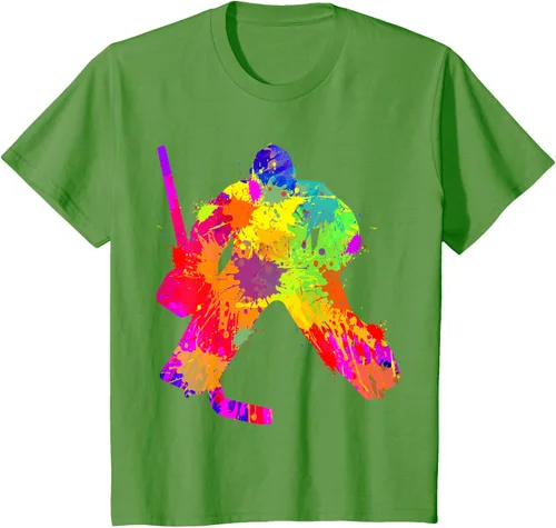 Vista 61 de Camiseta de hockey de hockey sobre hielo, Negro