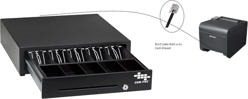 Vista 5 de POS paquete de accesorios para Square Stand - caja registradora, impresora térmica de recibos (compatible con Square Stand).