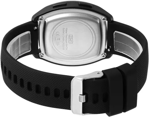 Vista 7 de Relojes para hombre Moda tendencia negro multifunción impermeable reloj LED digital cronógrafo suave silicona correa cuadrado relojes