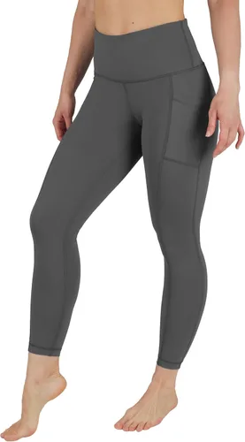 Vista 8 de 90 Degree By Reflex - Leggings de control abdominal, cintura alta, a prueba de sentadillas, para mujer, para entrenamiento, correr, yoga Bay Leaf