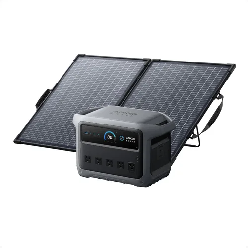 Vista 11 de Anker SOLIX C1000 Gen 2 Estación de energía portátil, generador solar de 2,000 W (pico 3,000 W), carga completa en 49 minutos, batería LiFePO4