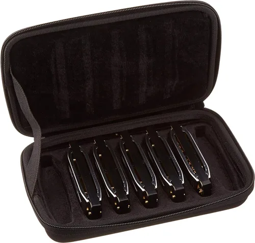Vista 2 de Hohner Marine Band Special 20 Paquete Pro de 5 piezas - Llaves de G, A, C, D y E