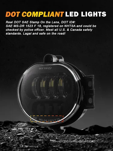 Vista 2 de Z-OFFROAD Conjunto de luz antiniebla LED aprobada por DOT compatible con Dodge Ram 1500 2002 2003 2004 2005 2006 2007 2008 Dodge Ram 2500/3500