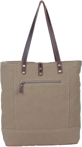 Vista 3 de Myra Bag Bolso tote de cuero occidental para mujer - Iridescence, Iridiscente
