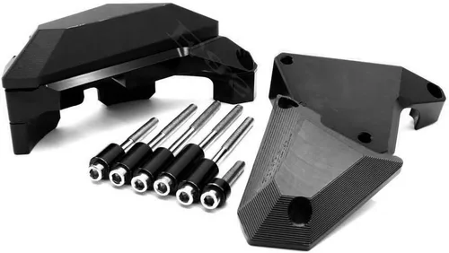 Vista 2 de Easygo - Funda protectora de motor para YAMAHA MT-07 FZ 07 FZ07 2014-2018 (Negro)