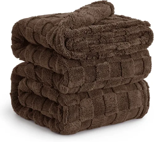Vista 31 de Bedsure GentleSoft - Manta verde salvia para sofá, manta de forro polar a cuadros, regalos de Navidad para mujeres, hombres y niñas, bonita manta
