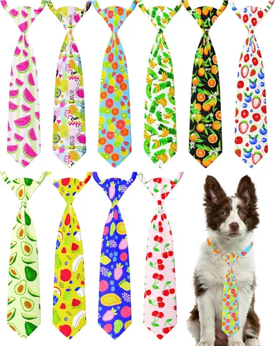 Vista 51 de PET SHOW Paquete de 10 corbatas para perros de feliz cumpleaños, XS