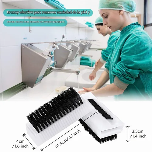 Vista 2 de BOAO 5 unidades de cepillos de limpieza de manos para limpieza de uñas, suaves, no desechables, cepillos de plástico para limpiar las manos