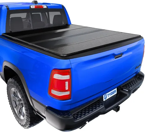 Vista 17 de Tyger Auto T1 Cubierta suave enrollable para caja de camioneta compatible con Dodge Ram 1500 2009-2018 y Classic 2019-2025, caja de 5 pies 7