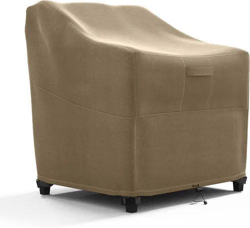Vista 10 de Funda para silla de muebles de exterior de patio - Premium Heavy Duty - Gris