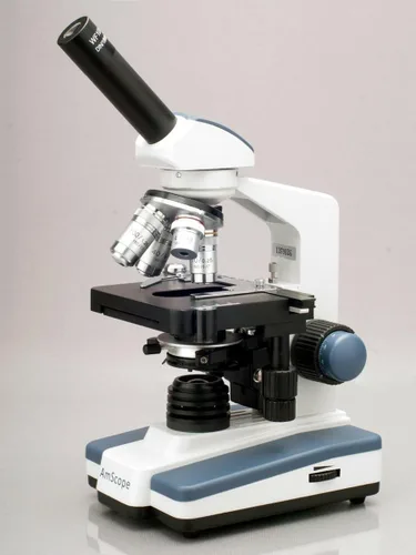 Vista 2 de AmScope Microscopio monocular compuesto M620B, 40x-2000x