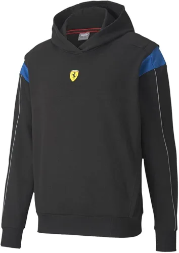 Vista 3 de PUMA Ferrari Race Street - Sudadera con capucha para hombre, color negro, Negro