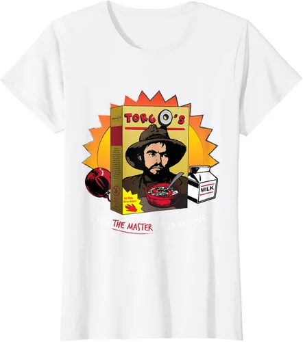 Vista 20 de Torgo Camiseta de película de culto de cereales, Negro, S
