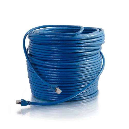 Vista 120 de C2G/Cables to Go 29002 Cables de Red Cat6 Sin Enganches Sin Blindaje (UTP), Paquete de 25, Azul (3 Pies, 0.91 Metros)