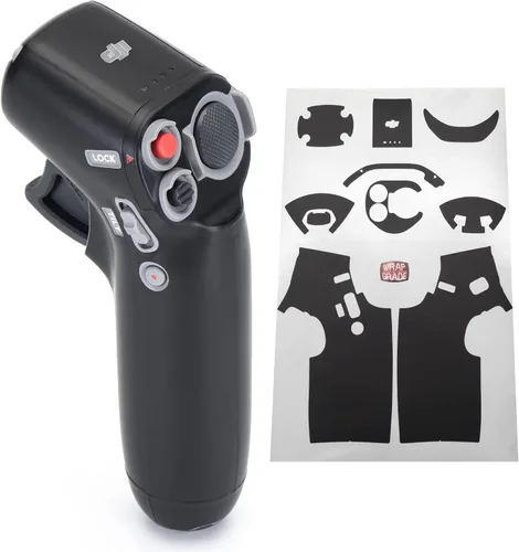 Vista 4 de WRAPGRADE Skin compatible con DJI FPV Controlador de movimiento (azul caribeño)