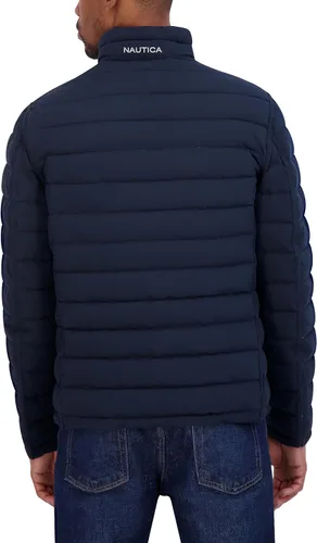 Vista 5 de Chaqueta Nautica de hombres elastizada Reversible peso medio