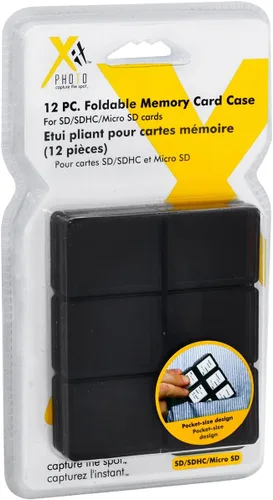 Vista 5 de XIT XTMCASE - Funda de plástico duro para tarjeta de memoria SD/SDHC (12 piezas)