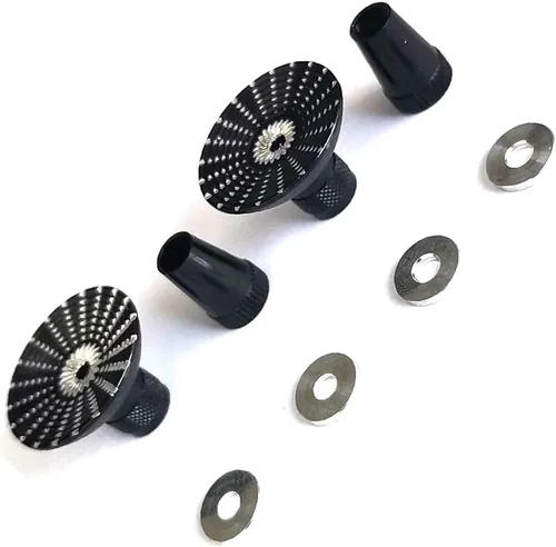 Vista 5 de DEVMO Negro Compatible con Fu-taba/Spek-Trum DX5i DX6 DX6i DX7S DX8 DX9 / Tar-anis X9D Transmisor de paraguas Gimbal Sticks Extremos RC Products
